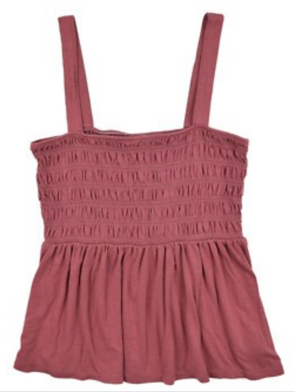 American Eagle Mauve Smocked Tank Camisole